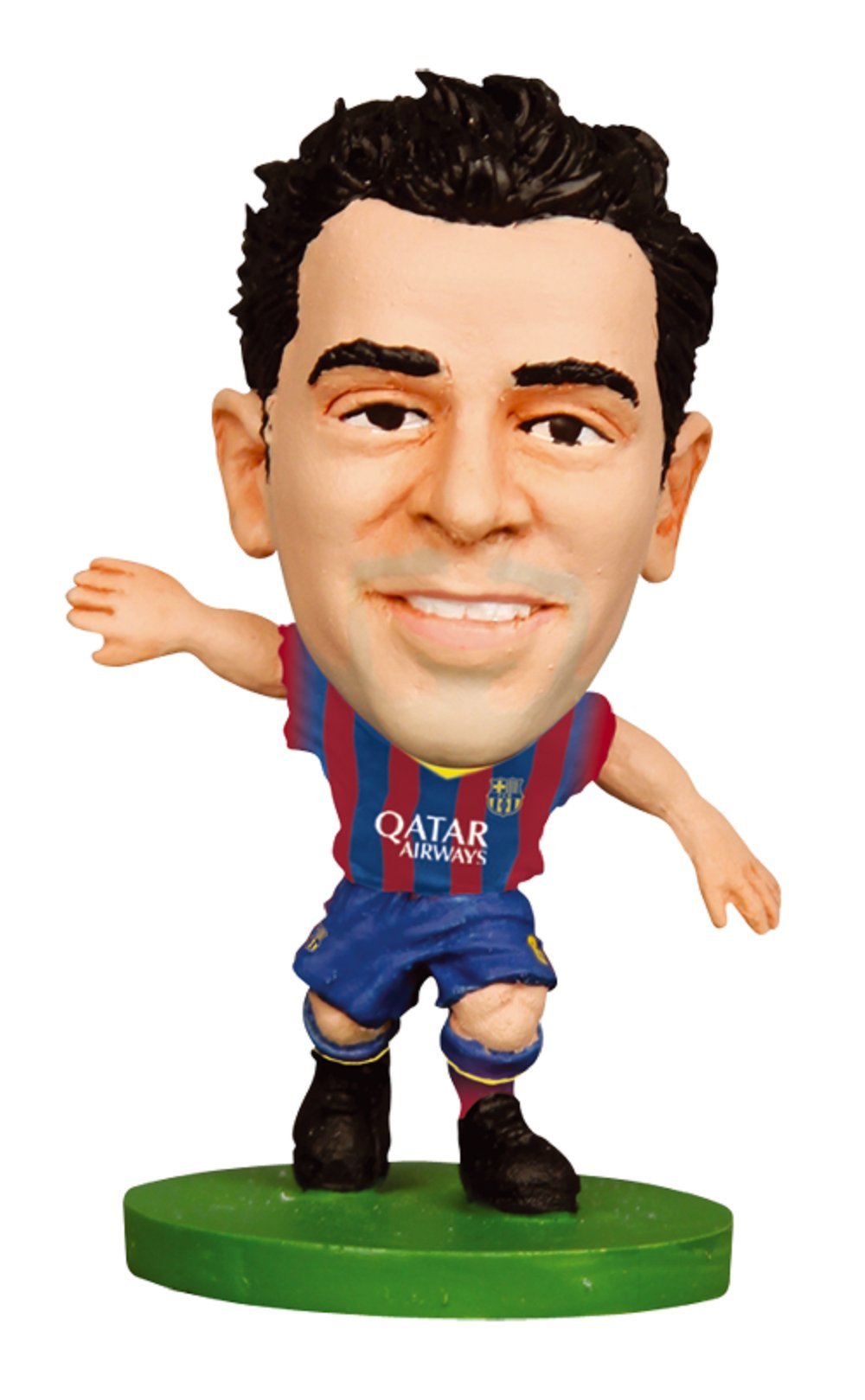 ダイエウアウヴェス　バルセロナ　フィギュア　SOCCER STARZ Soccerstarz Barcelona Xavi Hernandez Home Kit 2014 Version Figure